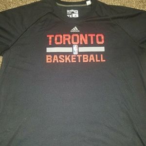NBA Toronto fan warm up t shirt